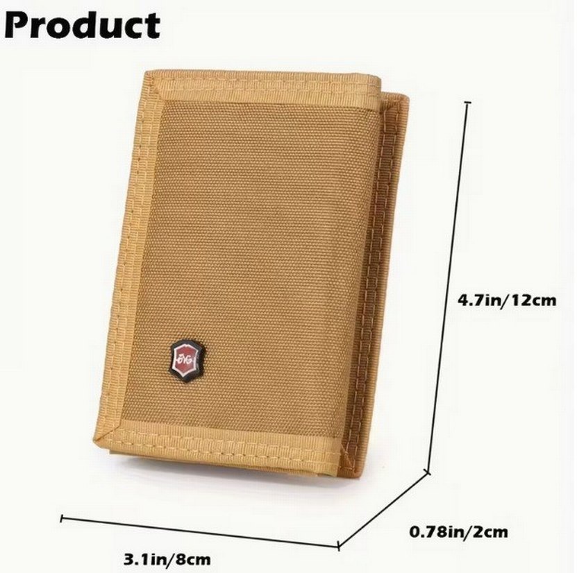 Kamuflaj Desenli Fermuarlı Kartlıklı Cüzdan - Görsel 2