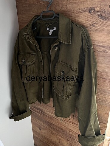 Crop ceket