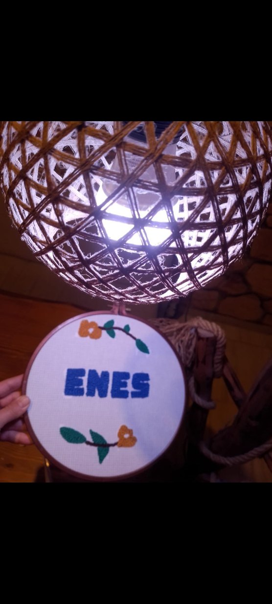 Bohem Nakışlı Kişiye Özel Duvar Süsü - Görsel 4