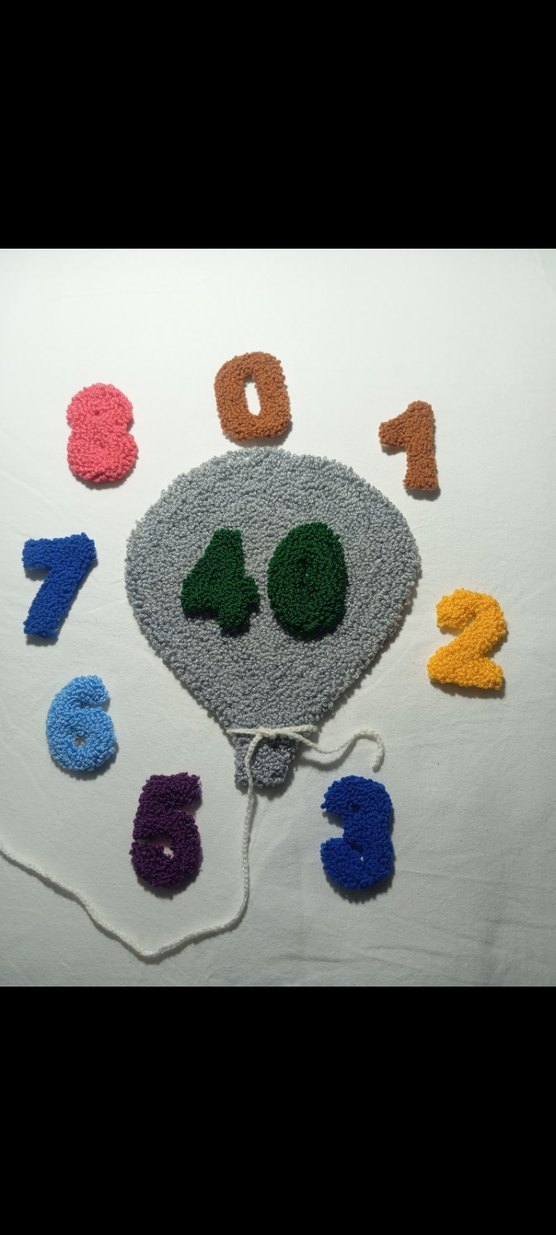 Renkli Sayı Desenli Çocuk dekoru - Görsel 2