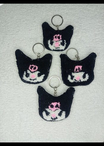 Renkli Örme Kadın Anahtarlıklar - Görsel 6