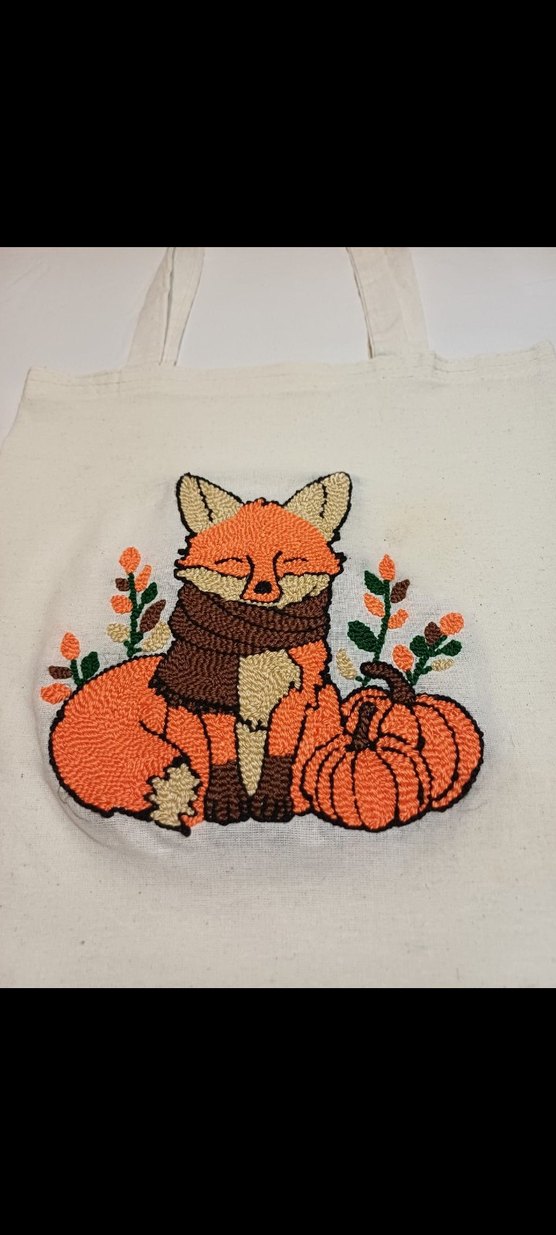 Bohem Nakışlı Kadın Triko Çanta - Görsel 2