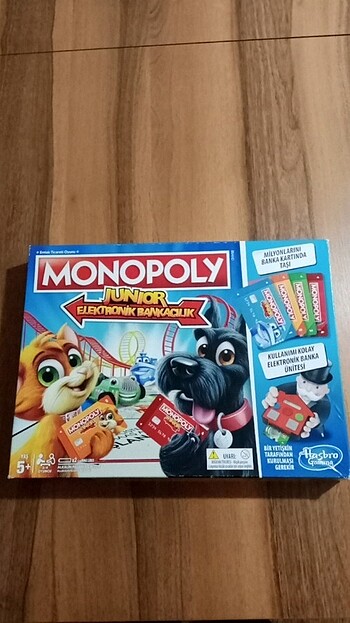 Orijinal Monopoly junior elektronik bankacılık oyunu