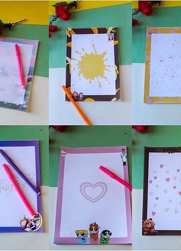  Beden Renk A5 Notebooklar Tasarım 