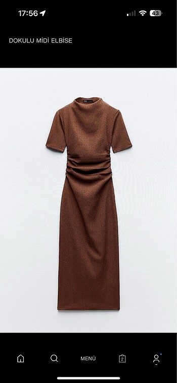 Zara Midi boy elbise