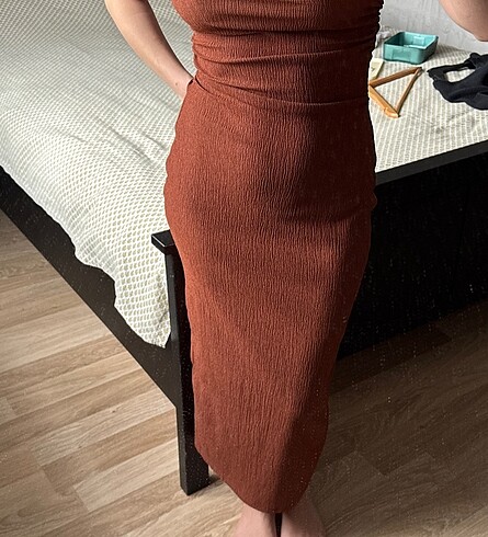 Zara Zara Midi boy elbise