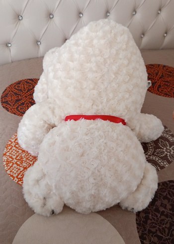 Beyaz Peluş Ayıcık Oyuncak - Görsel 6