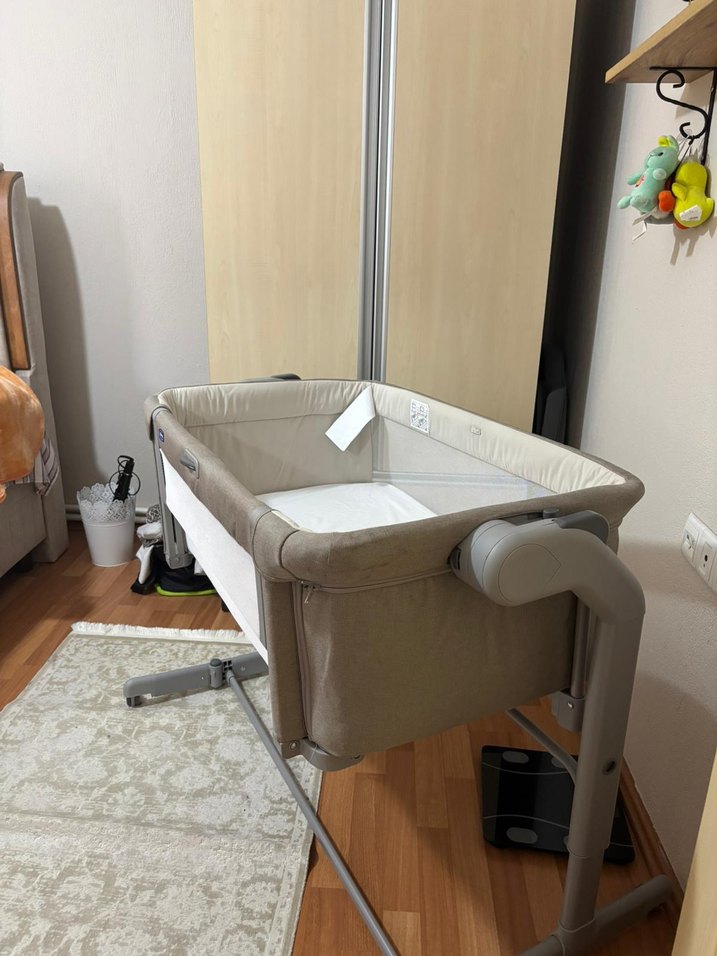 Chicco Bej ve Gri Bebek Beşiği - Görsel 4