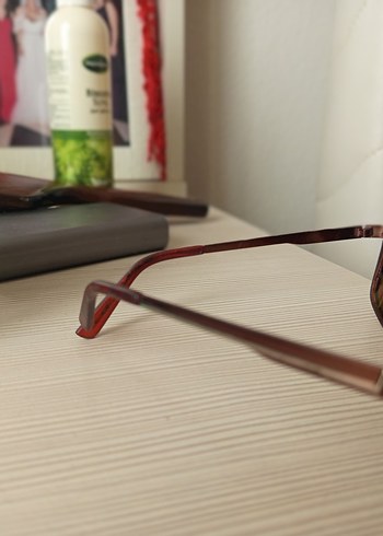 Kahverengi Retro erkek Güneş Gözlüğü - Görsel 5