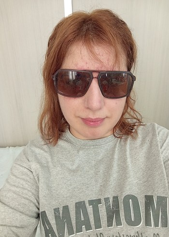 Kahverengi Retro erkek Güneş Gözlüğü - Görsel 7