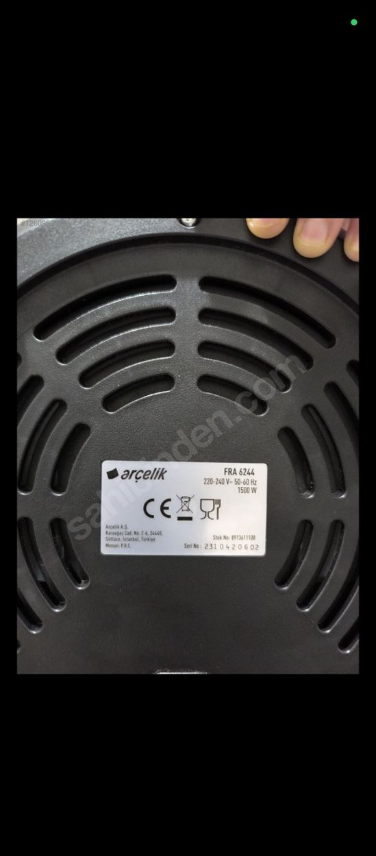 Arçelik Siyah Fritöz - Görsel 3