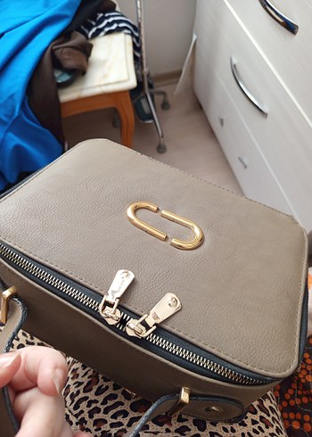 Diger Kahverengi Deri Kadın Çanta - Görsel 4