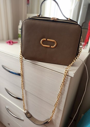 Diger Kahverengi Deri Kadın Çanta - Görsel 9