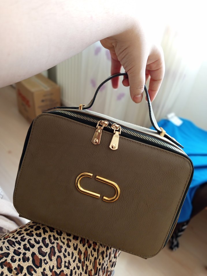 Diger Kahverengi Deri Kadın Çanta - Görsel 2