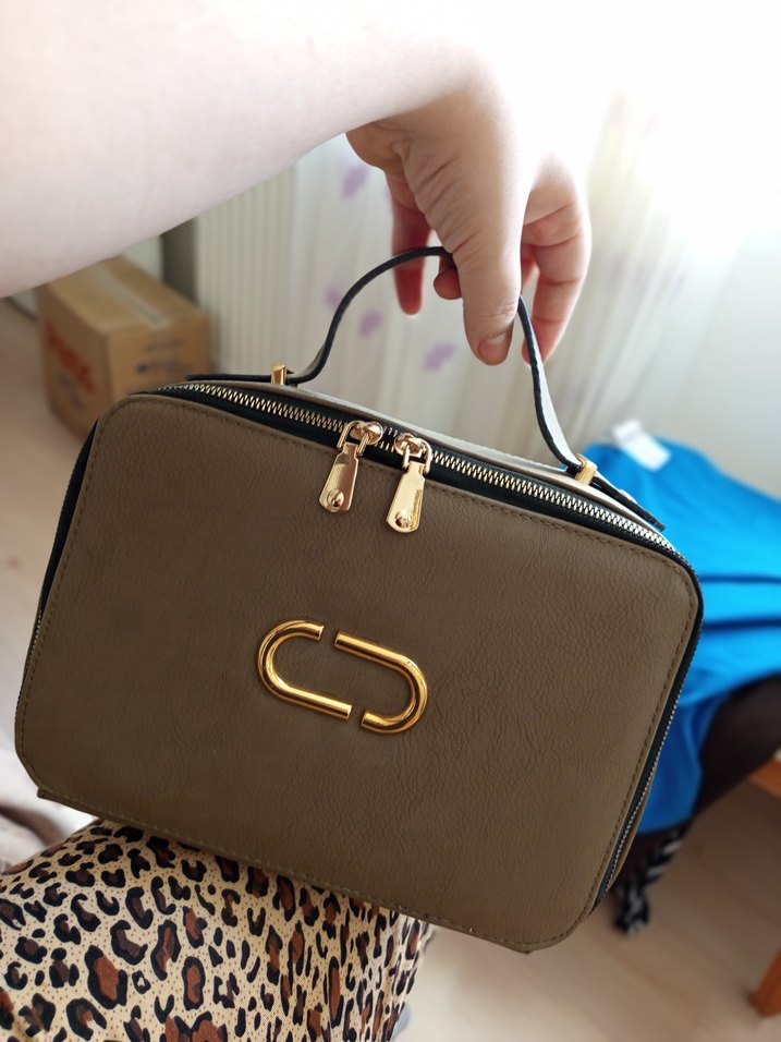 Diger Kahverengi Deri Kadın Çanta - Görsel 3