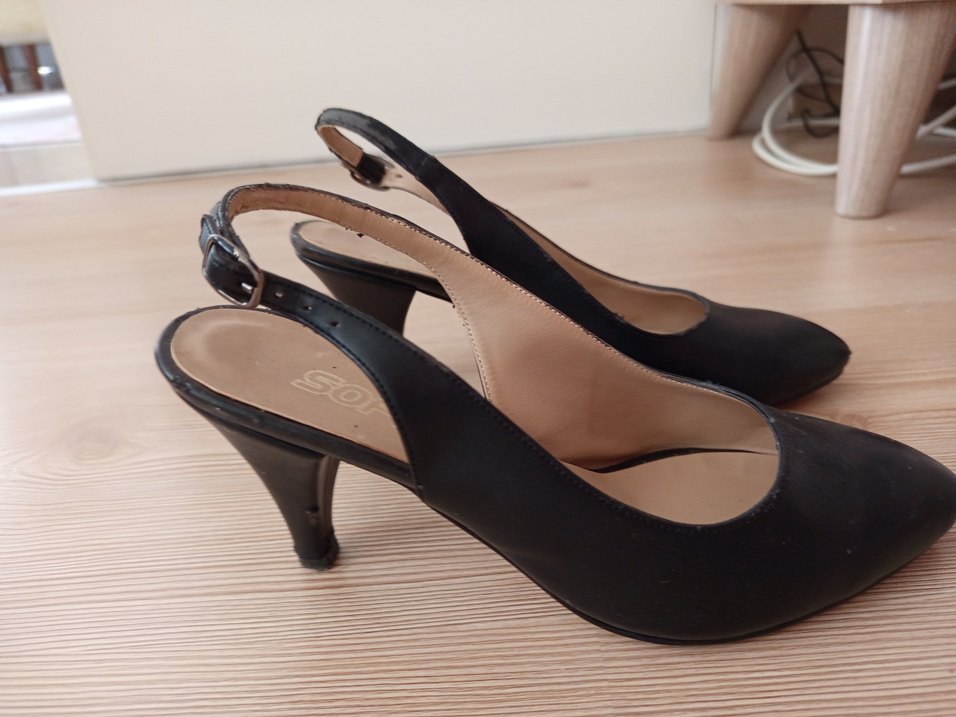 Siyah  Tokalı Stiletto - Görsel 3