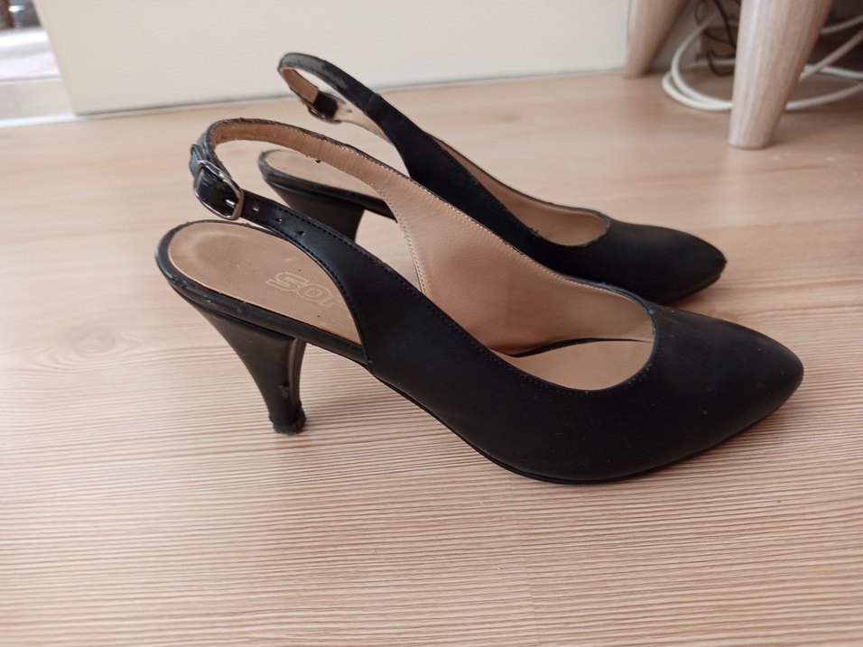 Siyah  Tokalı Stiletto - Görsel 2