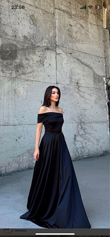 Trendyol & Milla Siyah şık elbise, abiye