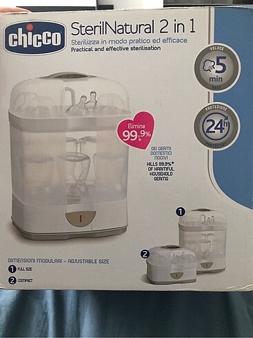 Chicco 2 in 1 Sterilizatör