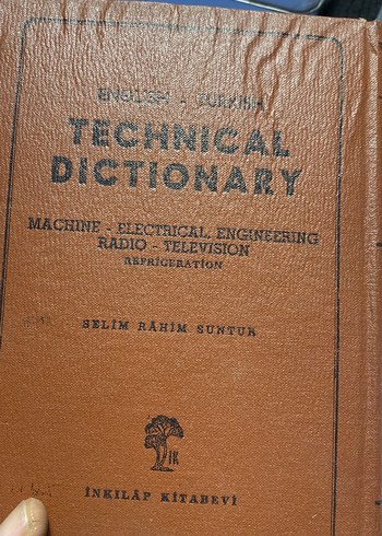 İngilizce-Türkçe Teknik Lûgat Kitabı