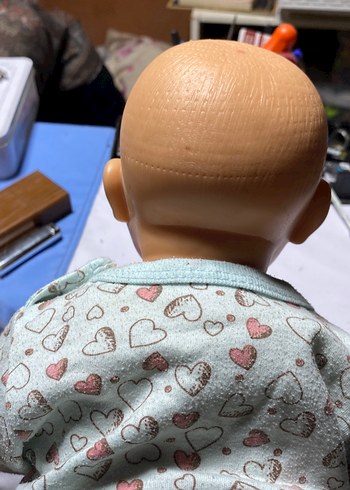 Beden Renk Kalpli Desenli Pastel Gri Bebek Oyuncak