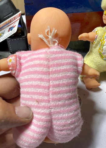 Beden Renk Pastel Renkli Mini Bebekler Seti