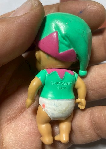  Beden Pastel renkli pembe şapkalı bebek oyuncak