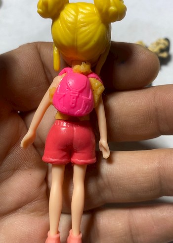 Barbie Sarı ve Pembe Renkli Mini Bebek