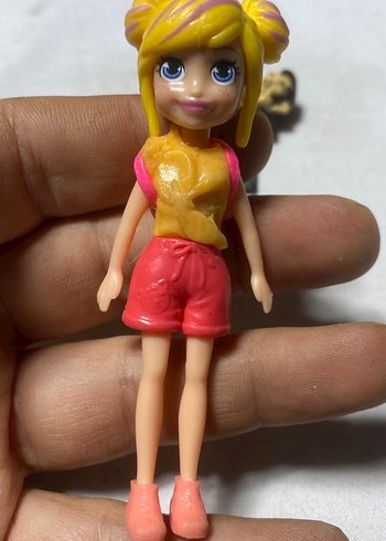 Sarı ve Pembe Renkli Mini Bebek