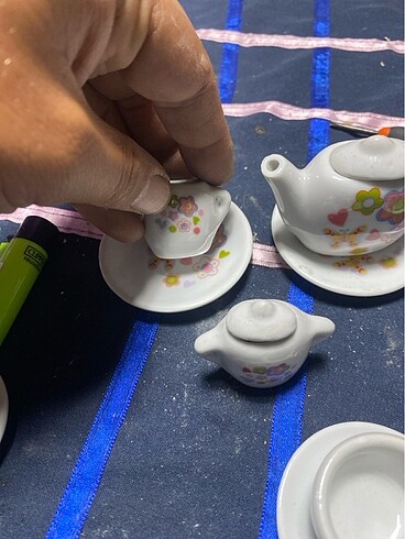 Beden Çocuk için porselen çay takımı