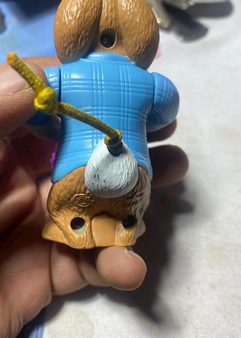 Beden Renk Mor Çöp Kutulu Tavşan Figürü