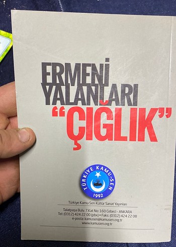 Ermeni Yalanları 'Çığlık' Kitabı - Görsel 2