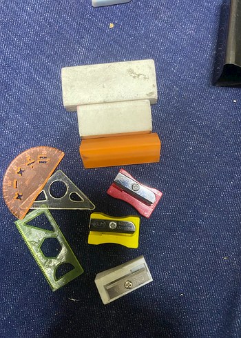 Çoklu Renkli Okul Kalemtraş Seti - Görsel 3