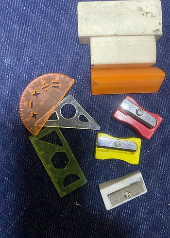 Çoklu Renkli Okul Kalemtraş Seti - Görsel 2