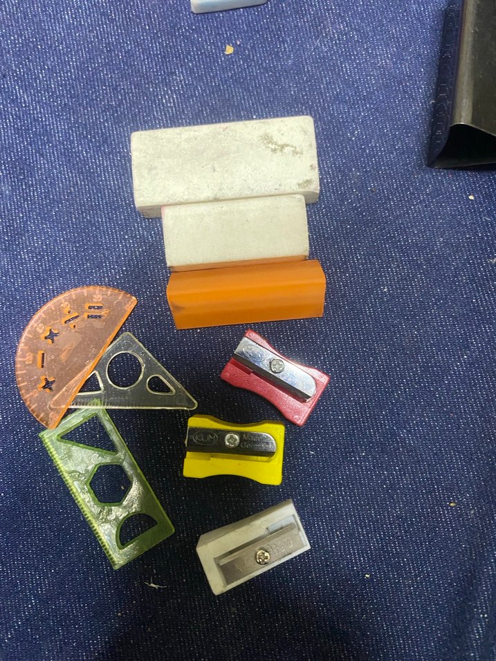 Çoklu Renkli Okul Kalemtraş Seti - Görsel 3