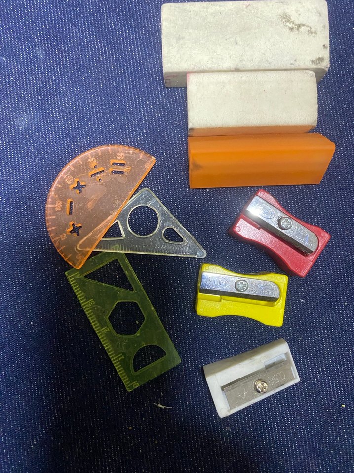 Çoklu Renkli Okul Kalemtraş Seti - Görsel 2