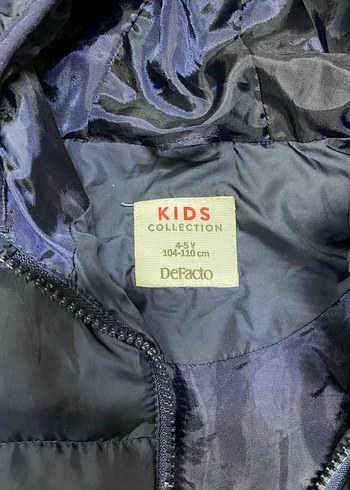 DeFacto çocuk mont Erkek Çocuk Kapüşonlu Gri Fermuarlı Mont - Görsel 3