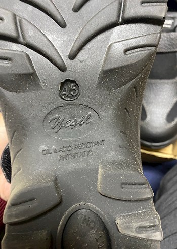 Yeşil kundura iş ayakkabısı Kapanışlı Siyah Erkek Outdoor - Görsel 2