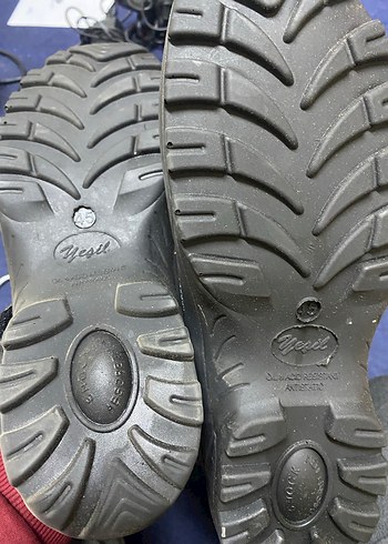 Yeşil kundura iş ayakkabısı Kapanışlı Siyah Erkek Outdoor - Görsel 4