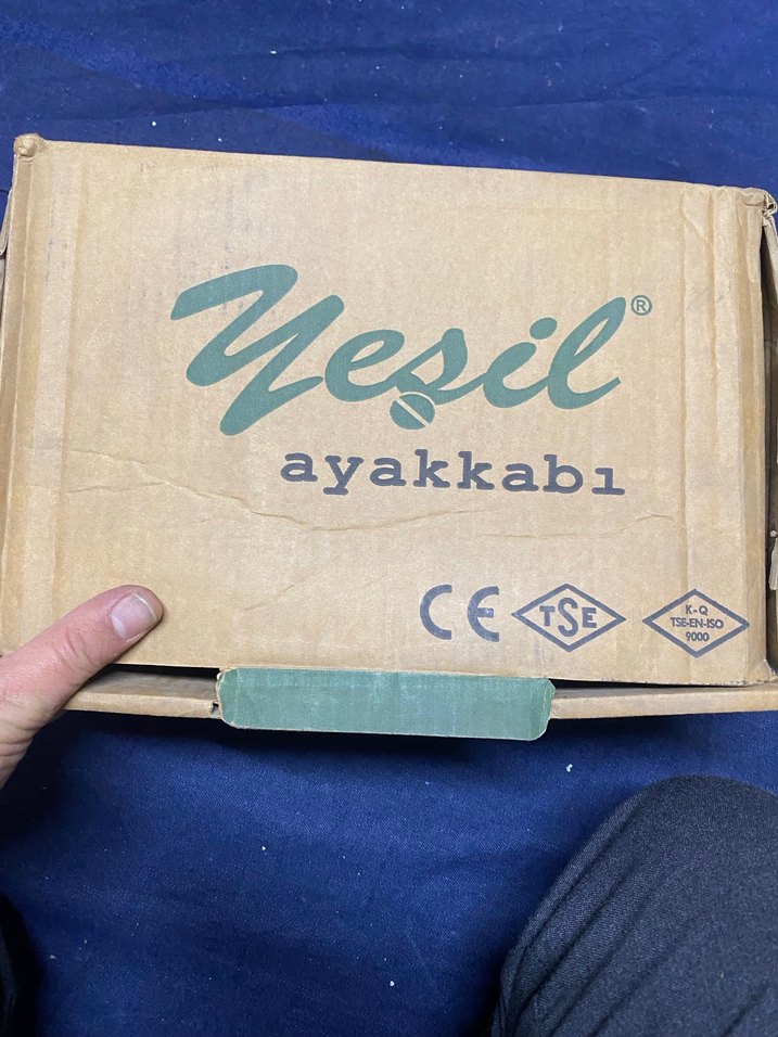 Yeşil kundura iş ayakkabısı Kapanışlı Siyah Erkek Outdoor - Görsel 5