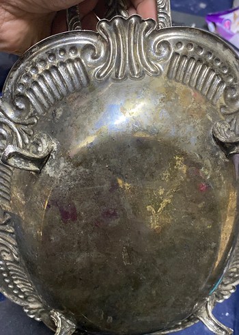 Altın Renk Parlak Dekoratif Tepsi - Görsel 5