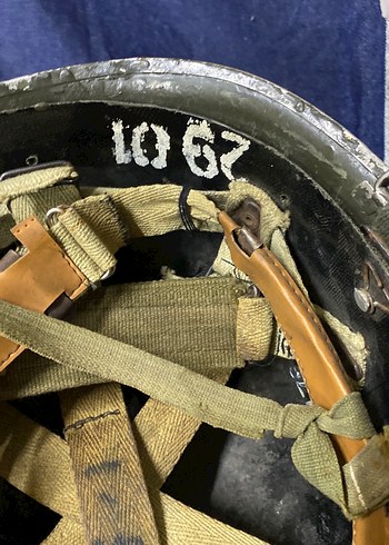 Orijinal Türk Ordusu M1 Çelik Miğfer - Ay Yıldız Boyalı - Askeri - Görsel 5