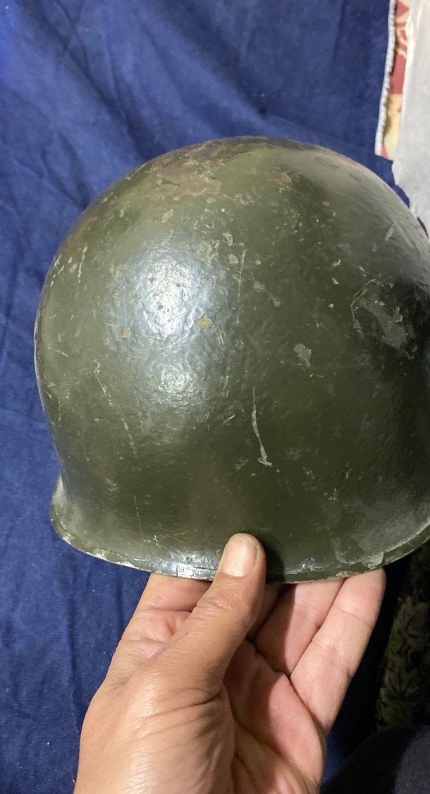 Orijinal Türk Ordusu M1 Çelik Miğfer - Ay Yıldız Boyalı - Askeri - Görsel 2