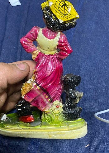 Küçük Kız ve Köpek Biblo - Görsel 4