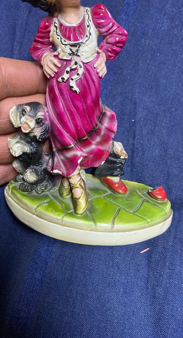 Küçük Kız ve Köpek Biblo - Görsel 2