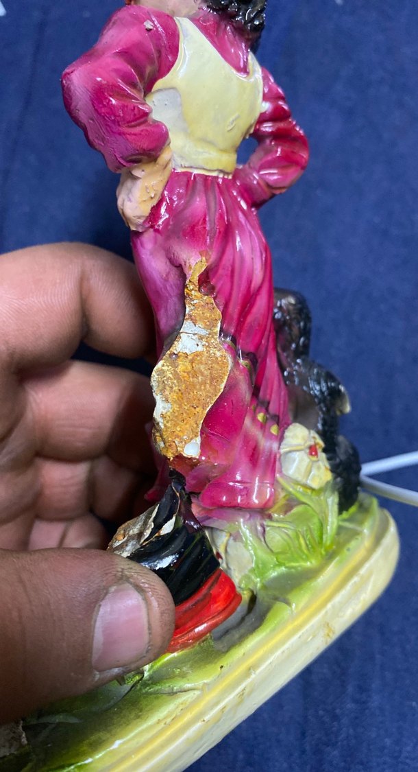 Küçük Kız ve Köpek Biblo - Görsel 5