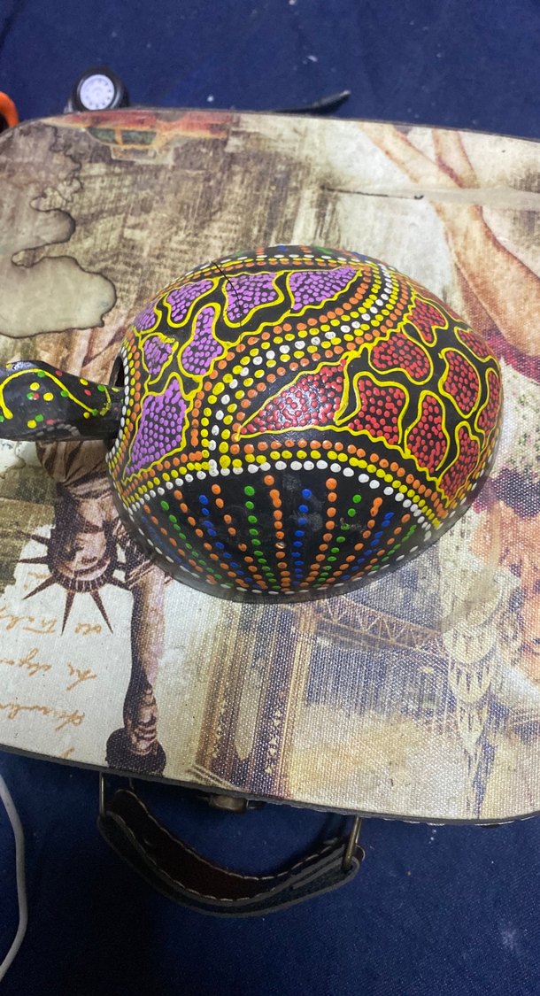 Kaplumbağa süsü Hindistan cevizinde - Görsel 2