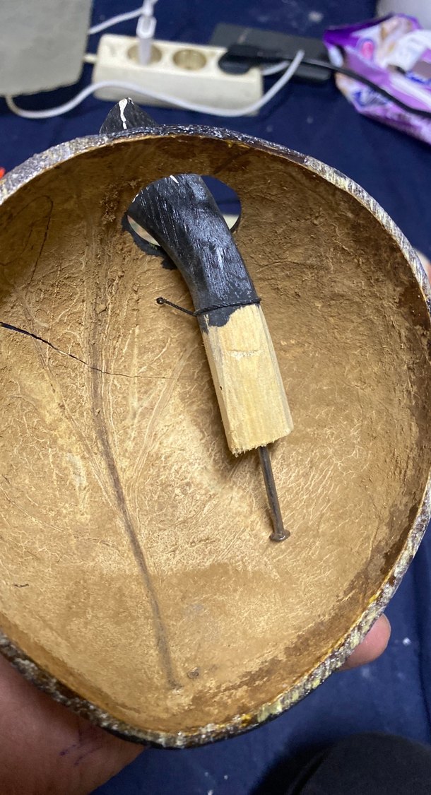 Kaplumbağa süsü Hindistan cevizinde - Görsel 5