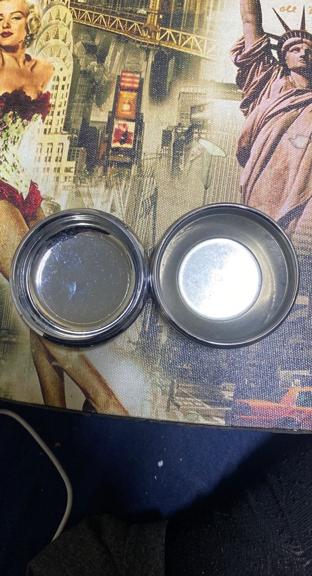 Gri Renkli Dekoratif Pudra Kutusu - Görsel 4