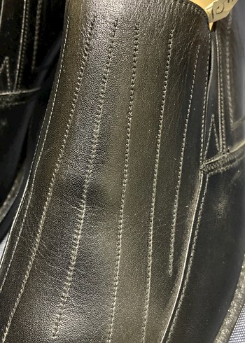 42 Numara Siyah Analin Deri Klasik Kundura - Görsel 10
